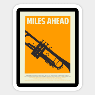 Miles Davis - Aesthetic Tribute to Miles Ahead Sticker